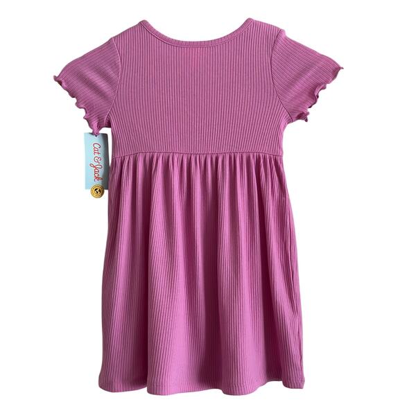 Cat & Jack Toddler Girl Flutter Dress 4T – Opera Mauve – NWT - Picture 3 of 5